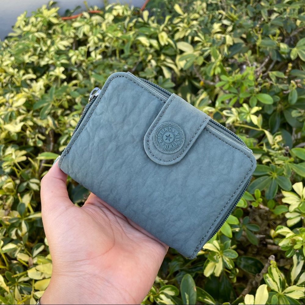Kipling Money Love Wallet Green